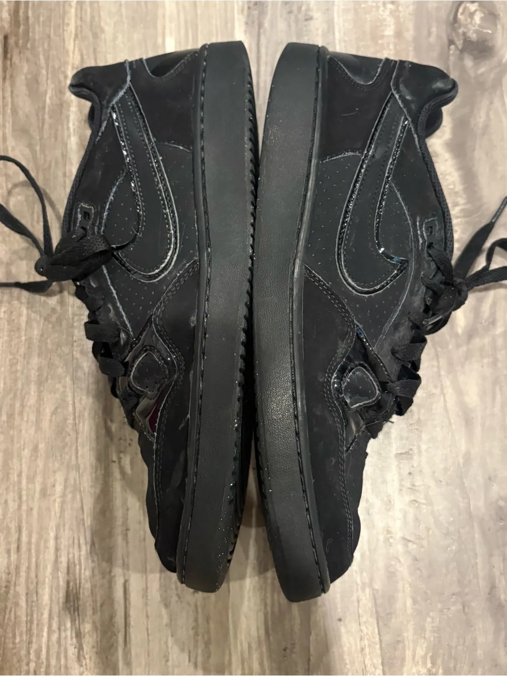 Nike Son of Force Triple Black Men's Size 9.5 616775-005 Authentic